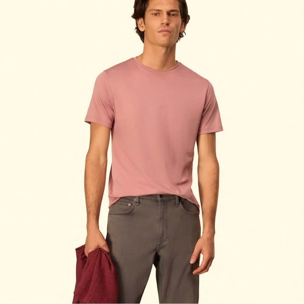 Rag & Bone | 100% Organic Cotton Short Sleeve Tee Size Small Dusty Pink Classic